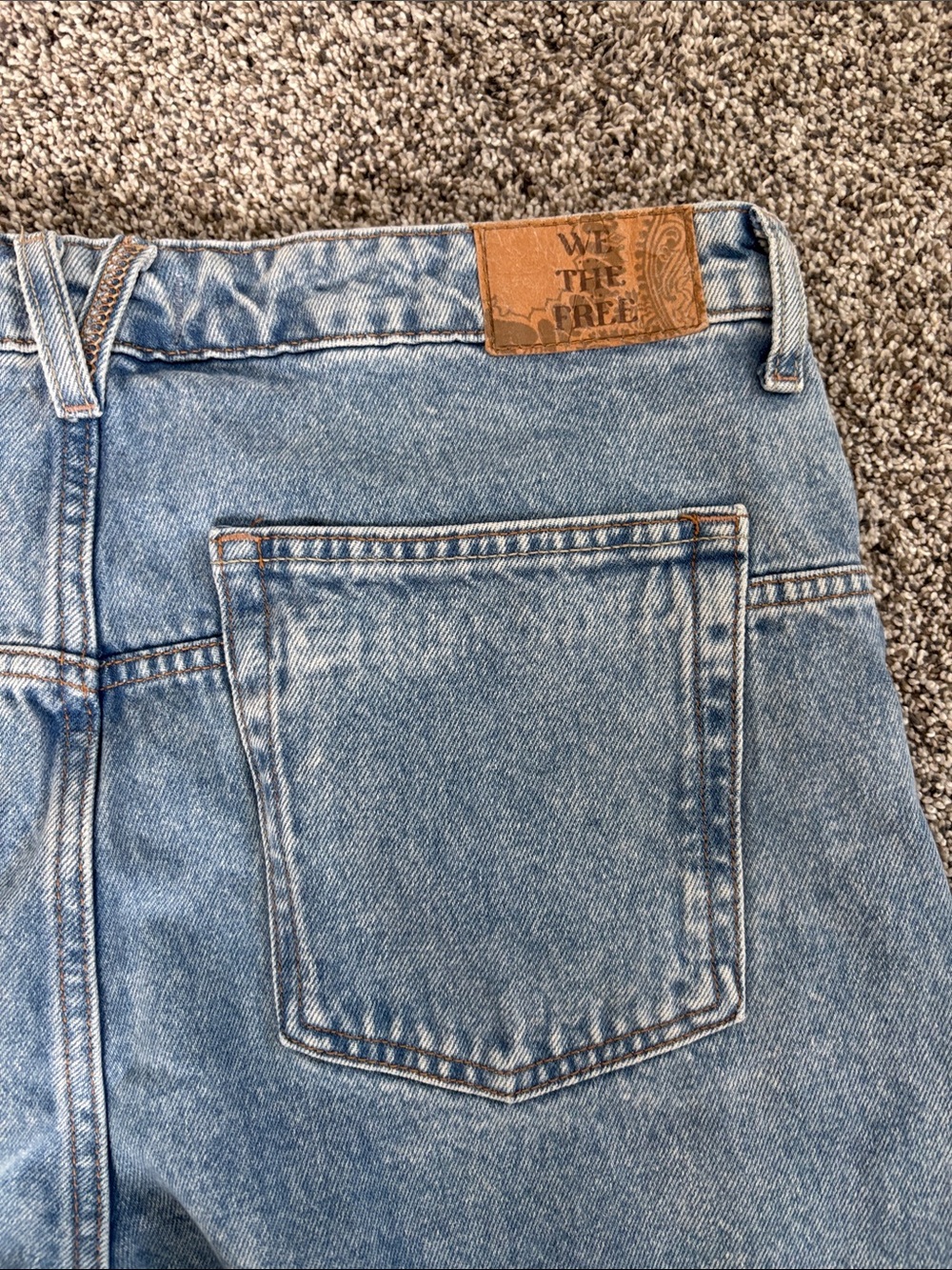 Free People We the Free Deep Trance Dropped Boyfriend Jeans - Picture 9 of 9